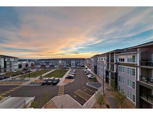 1408-681 Savanna Boulevard Ne, Calgary, AB - Outdoor With Balcony With View