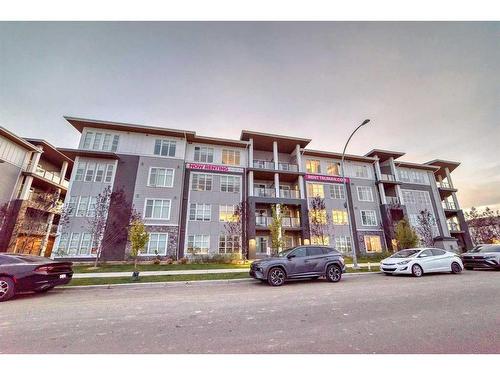 1408-681 Savanna Boulevard Ne, Calgary, AB - Outdoor With Balcony With Facade