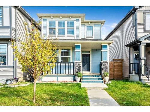 308 Cornergate Row East, Calgary, AB - Outdoor With Deck Patio Veranda With Facade