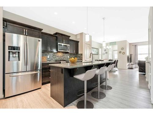 308 Cornergate Row East, Calgary, AB - Indoor Photo Showing Kitchen With Upgraded Kitchen