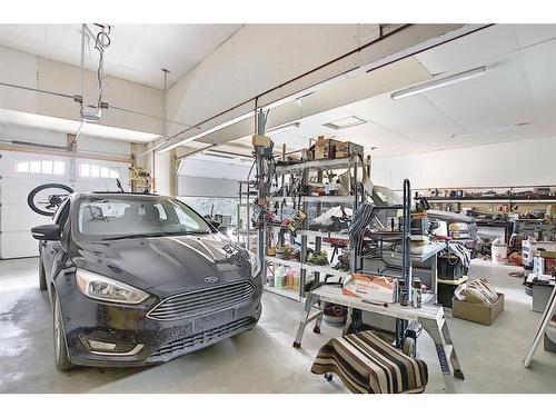 255046 Tsp Rd250 Road, Rural Wheatland County, AB - Indoor Photo Showing Garage