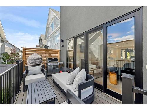 22 Alexandria Green Sw, Calgary, AB - Outdoor With Deck Patio Veranda With Exterior