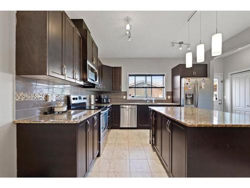 297 Skyview Ranch Boulevard Ne, Calgary, AB - Indoor Photo Showing Kitchen With Double Sink With Upgraded Kitchen