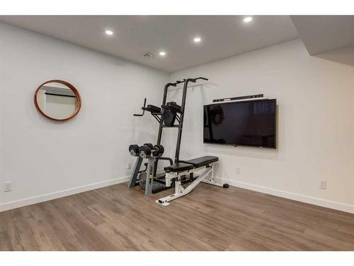 35 Nolanfield Heights Nw, Calgary, AB - Indoor Photo Showing Gym Room