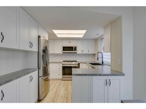 260-4037 42 Street Nw, Calgary, AB - Indoor Photo Showing Kitchen With Stainless Steel Kitchen With Upgraded Kitchen