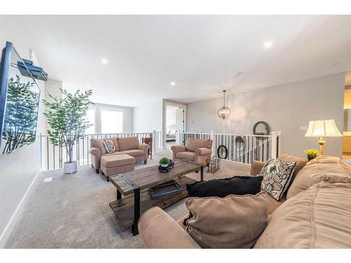 65 Auburn Shores Cape Se, Calgary, AB - Indoor Photo Showing Living Room