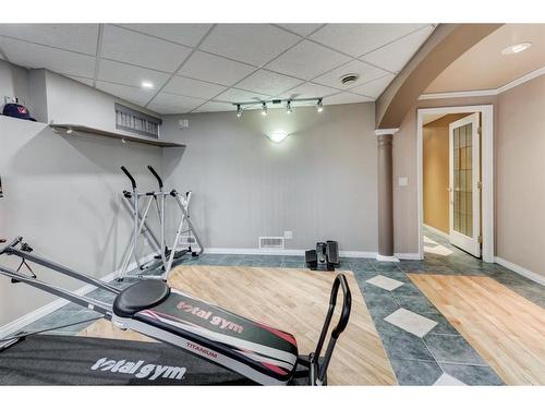 14981 5 Street Sw, Calgary, AB - Indoor Photo Showing Gym Room