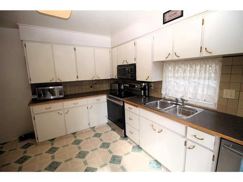 43 Brampton Crescent Sw, Calgary, AB - Indoor Photo Showing Kitchen With Double Sink