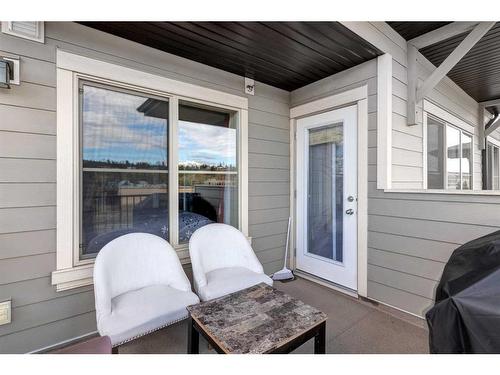 1416-625 Glenbow Drive, Cochrane, AB - Outdoor With Deck Patio Veranda With Exterior