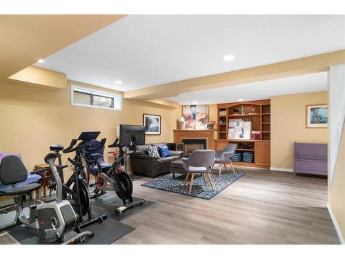 104 Christie Knoll Heights Sw, Calgary, AB - Indoor Photo Showing Gym Room