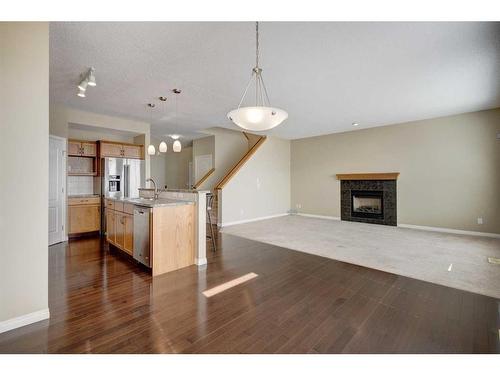 1047 Copperfield Boulevard Se, Calgary, AB - Indoor With Fireplace