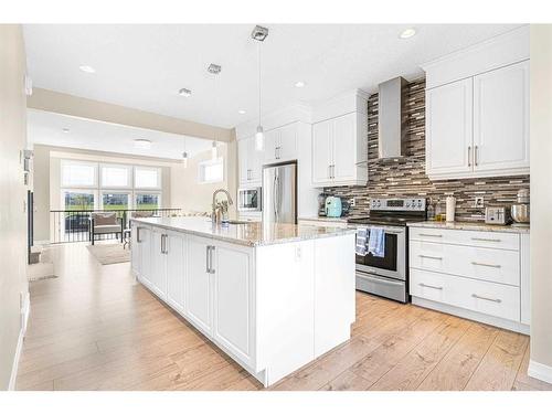 69 Red Sky Way Ne, Calgary, AB - Indoor Photo Showing Kitchen With Upgraded Kitchen