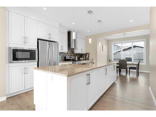 69 Red Sky Way Ne, Calgary, AB - Indoor Photo Showing Kitchen With Upgraded Kitchen