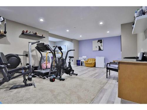 96 Tuscany Ravine Crescent Nw, Calgary, AB - Indoor Photo Showing Gym Room