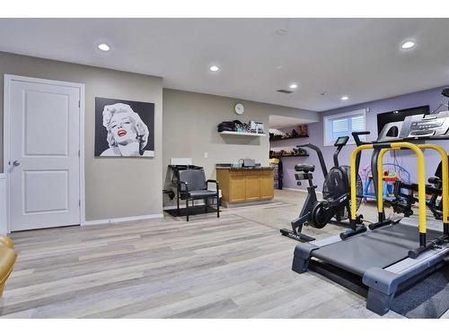 96 Tuscany Ravine Crescent Nw, Calgary, AB - Indoor Photo Showing Gym Room