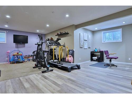 96 Tuscany Ravine Crescent Nw, Calgary, AB - Indoor Photo Showing Gym Room