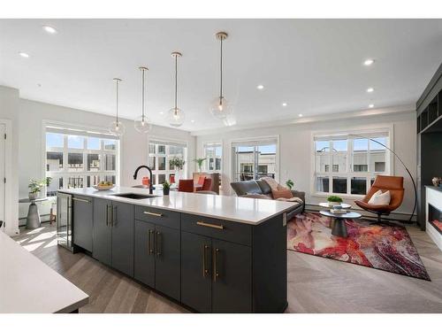 401-4275 Norford Avenue Nw, Calgary, AB - Indoor Photo Showing Kitchen With Upgraded Kitchen