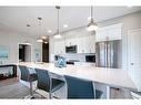 130-20 Seton Park Se, Calgary, AB  - Indoor Photo Showing Kitchen With Stainless Steel Kitchen With Upgraded Kitchen 