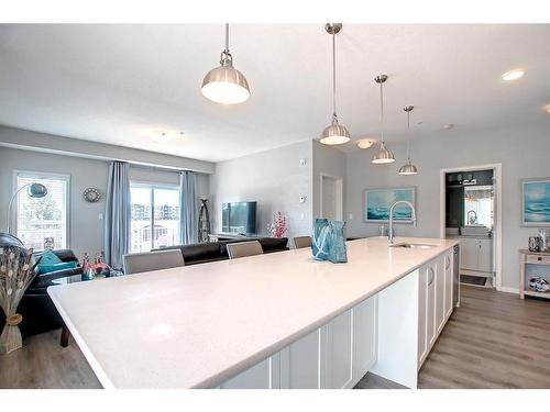 130-20 Seton Park Se, Calgary, AB - Indoor Photo Showing Kitchen With Upgraded Kitchen