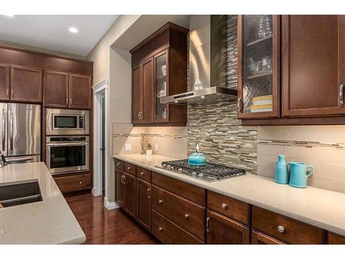 318 Mahogany Manor Se, Calgary, AB - Indoor Photo Showing Kitchen With Stainless Steel Kitchen With Upgraded Kitchen