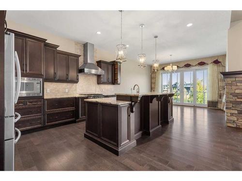 42 Waters Edge Drive, Heritage Pointe, AB - Indoor Photo Showing Kitchen With Stainless Steel Kitchen With Upgraded Kitchen