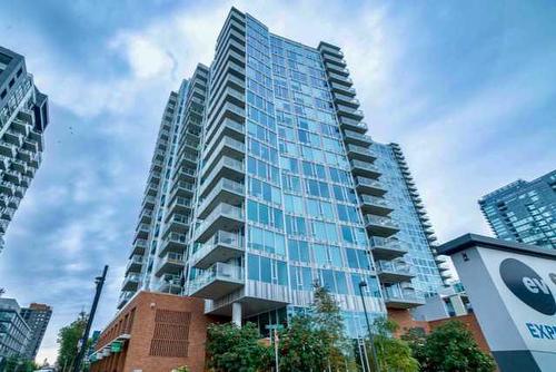 1505-519 Riverfront Avenue Se, Calgary, AB - Outdoor With Balcony With Facade