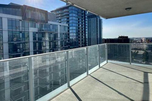 1505-519 Riverfront Avenue Se, Calgary, AB - Outdoor With Balcony