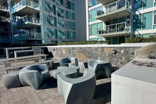 1505-519 Riverfront Avenue Se, Calgary, AB - Outdoor With Balcony