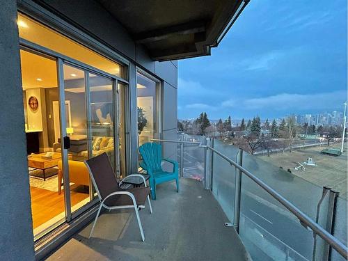 407-2505 17 Avenue Sw, Calgary, AB - Outdoor With Body Of Water With Balcony With Exterior