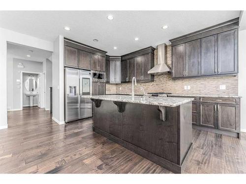 34 Panton Bay Nw, Calgary, AB - Indoor Photo Showing Kitchen With Upgraded Kitchen