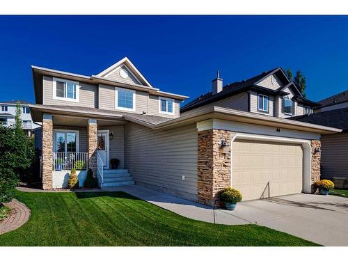 44 Tuscany Ridge Green, Calgary, AB - Outdoor With Deck Patio Veranda With Facade