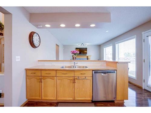 205 Coral Springs Close Ne, Calgary, AB - Indoor Photo Showing Living Room With Fireplace