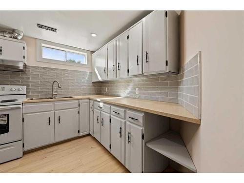 254 Dovercliffe Way Se, Calgary, AB - Indoor Photo Showing Kitchen With Double Sink