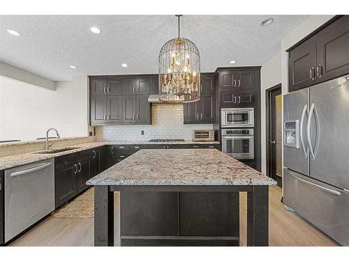 1026 Evanston Drive Nw, Calgary, AB - Indoor Photo Showing Kitchen With Stainless Steel Kitchen With Upgraded Kitchen