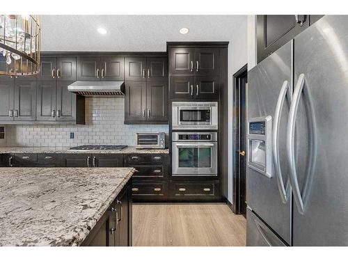 1026 Evanston Drive Nw, Calgary, AB - Indoor Photo Showing Kitchen With Stainless Steel Kitchen With Upgraded Kitchen