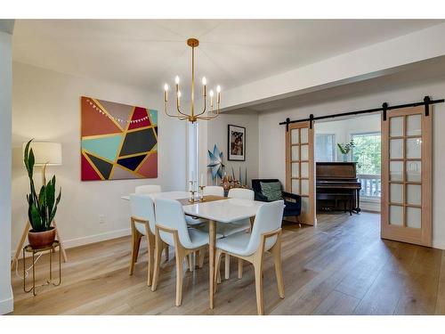 354 Mountain Park Drive Se, Calgary, AB - Indoor Photo Showing Dining Room