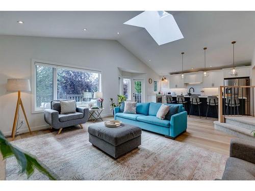 354 Mountain Park Drive Se, Calgary, AB - Indoor Photo Showing Living Room