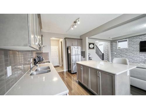 84 Cityscape Grove Ne, Calgary, AB - Indoor Photo Showing Kitchen With Double Sink