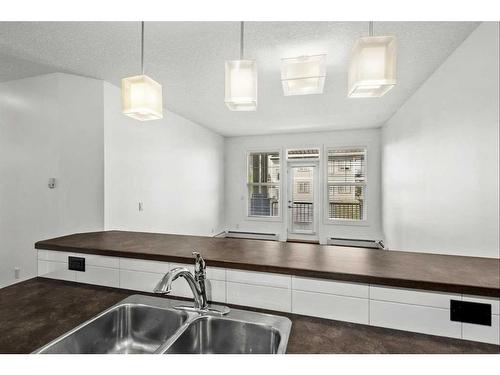 304-10 Panatella Road Nw, Calgary, AB - Indoor Photo Showing Kitchen With Double Sink