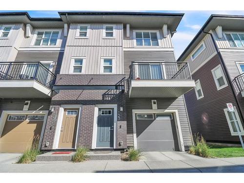 123-30 Cornerstone Manor Ne, Calgary, AB - Outdoor With Balcony With Facade