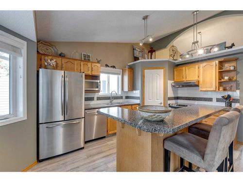 151 Riverview Circle Se, Calgary, AB - Indoor Photo Showing Kitchen With Stainless Steel Kitchen