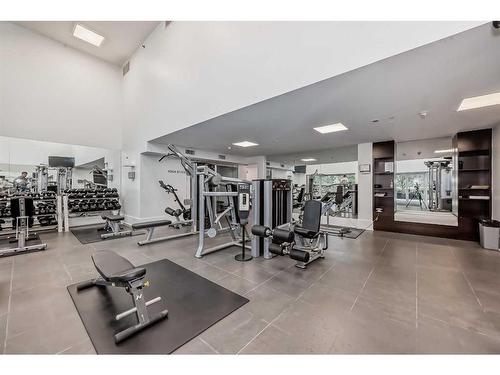 1504-1111 10 Street Sw, Calgary, AB - Indoor Photo Showing Gym Room