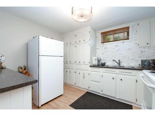 348 Adams Crescent Se, Calgary, AB - Indoor Photo Showing Kitchen With Double Sink