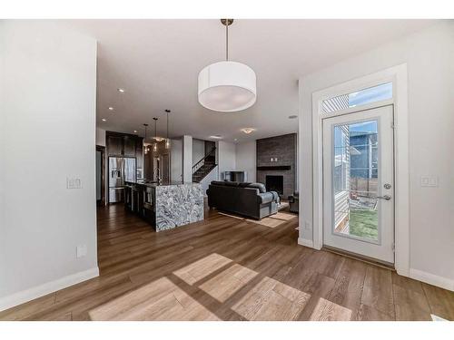 628 West Lakeview Dr Drive, Chestermere, AB - Indoor With Fireplace