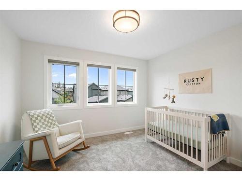 55 Shawnee Heath Sw, Calgary, AB - Indoor Photo Showing Bedroom