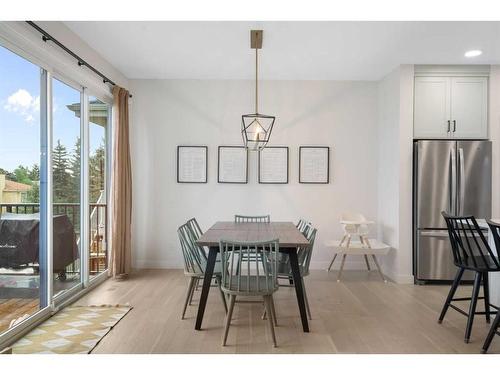 55 Shawnee Heath Sw, Calgary, AB - Indoor Photo Showing Dining Room