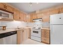 206-2206 Hawksbrow Point Nw, Calgary, AB  - Indoor Photo Showing Kitchen With Double Sink 