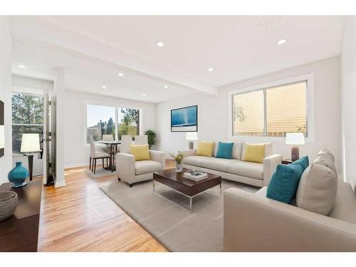 15 Falshire Place Ne, Calgary, AB - Indoor Photo Showing Living Room