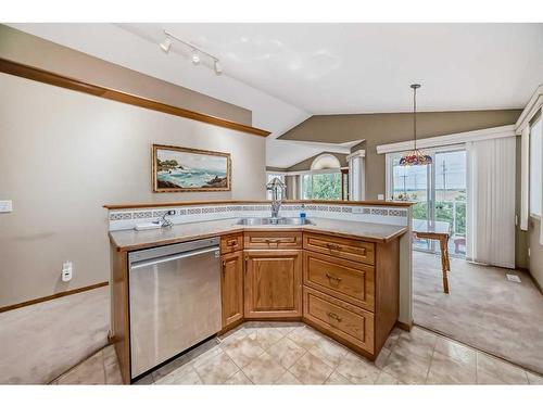 267 Valley Brook Circle Nw, Calgary, AB - Indoor Photo Showing Kitchen With Double Sink