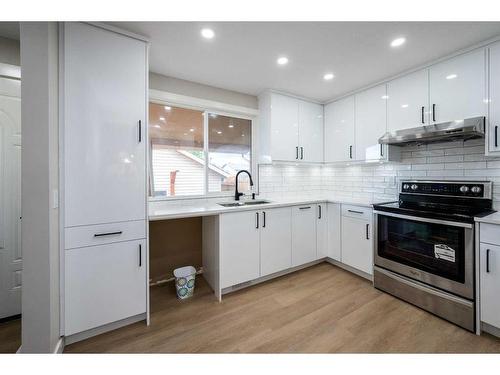 132 Castlegreen Close Ne, Calgary, AB - Indoor Photo Showing Kitchen With Upgraded Kitchen